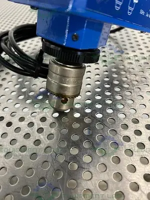 USED CHEMGLASS UNKNOWN MODEL DIGITAL OVERHEAD HOMAGINIZER  / STIRRER 2500 RPM