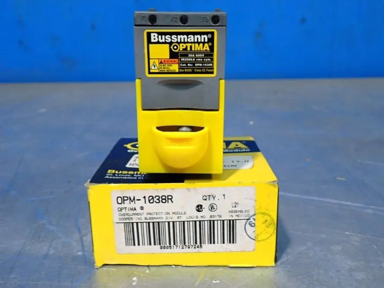 Used BUSSMAN OPM1038R Fuse Accessories Ohio US | HGR 24 #1406384