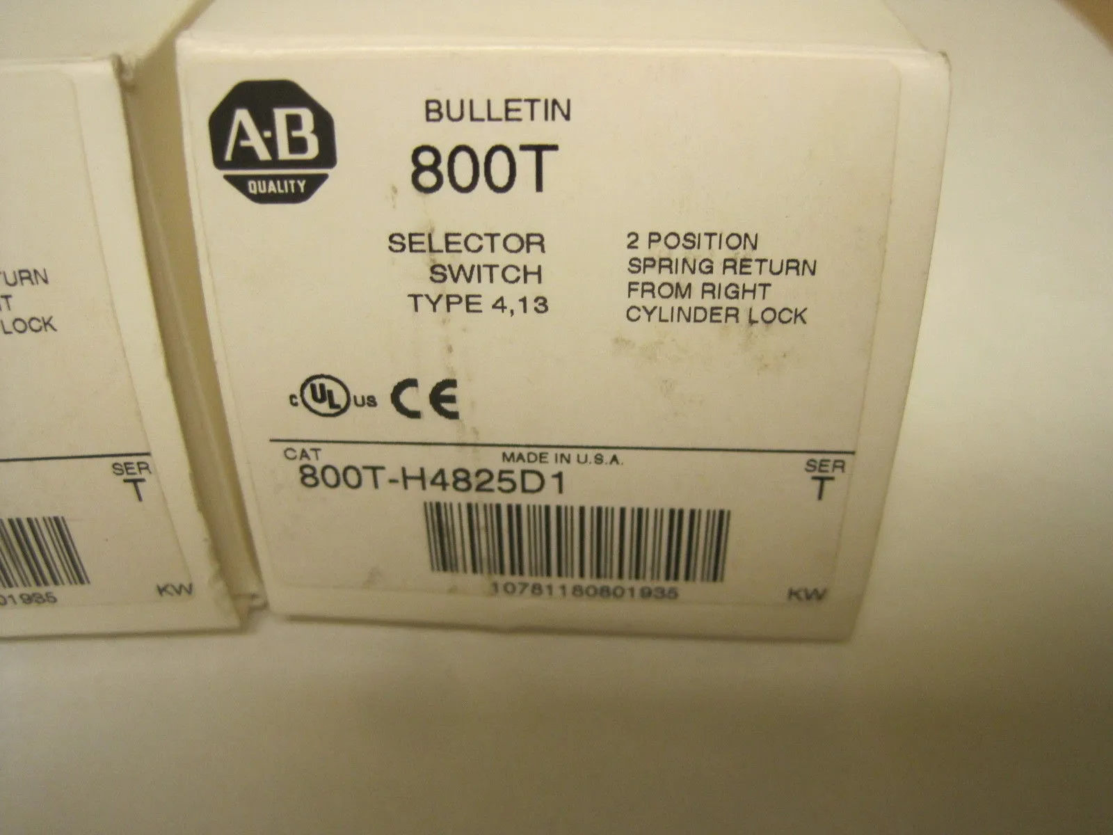 NEW ALLEN BRADLEY 800T-H4825D1 SWITCH
