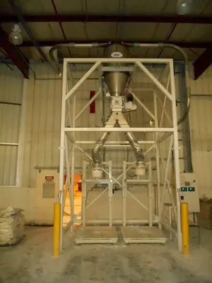 Rail Car / Super Sack Unloading System with MAC Equipment