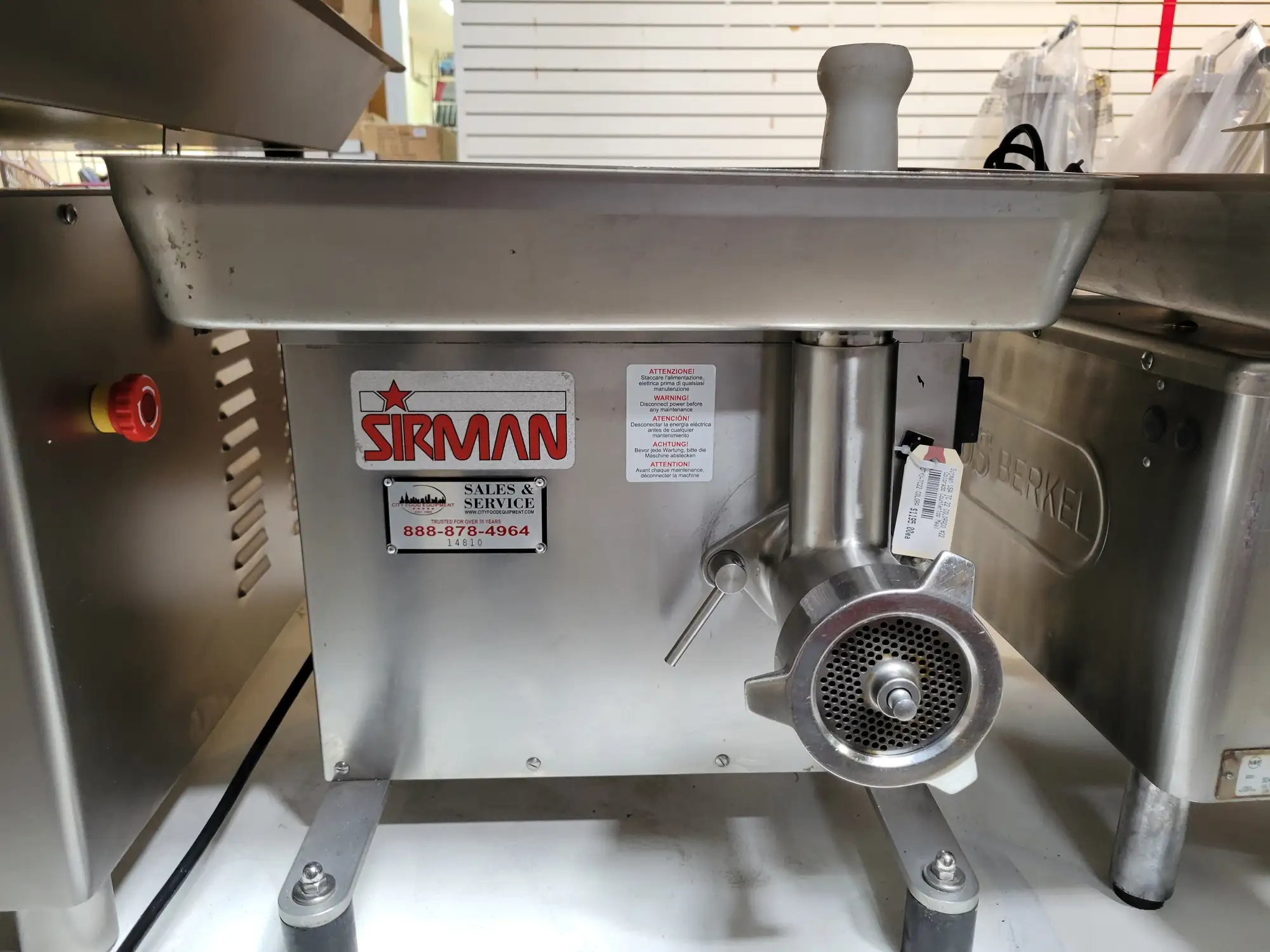 Used Sirman USA TC 22 COLORADO #22 Commercial Meat Grinder