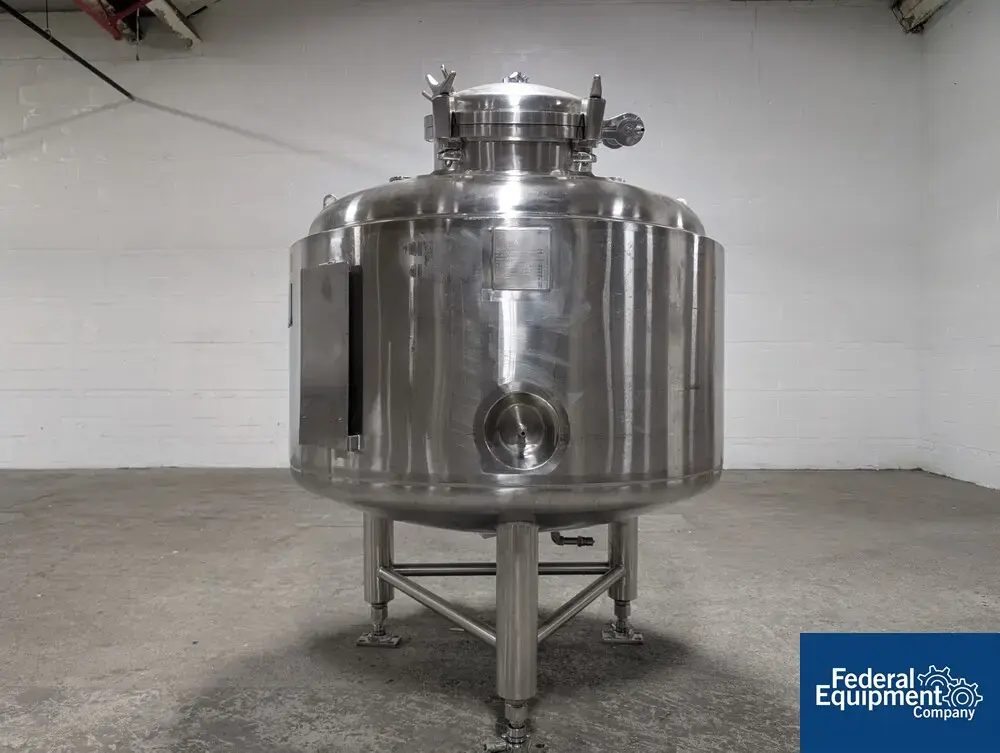 USED Precision 1,000 Liter Precision Stainless Reactor, 316L S/S, 50/125#