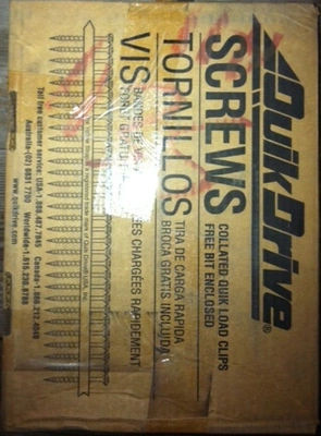 Screws,No.X1S1016, 5/16 HEX #10x1",Approx.1500 screws per box(33)Boxes Available
