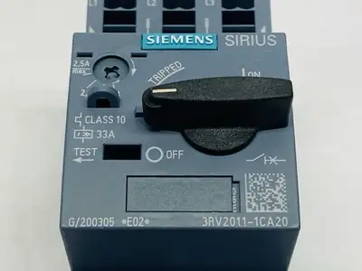 3RV2011-1CA20 | Siemens  SIRIUS Motor Protector Circuit Breaker 1.8-2.5A 690V - New Other