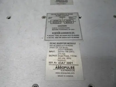 Used _UNKNOWN_ _UNKNOWN_ Power Inverters Texas US | Aucto #1561695