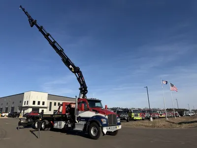 Used 2024 KENWORTH T880 HIAB Truck-Mounted Cranes Minnesota US | Carco Truck & Equipment #1513973