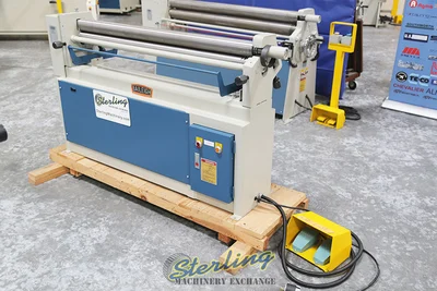New | in-Stock BAILEIGH SR-5016 Plate Bending Rolls including Pinch California US | Sterling Machinery Exchange #1465819