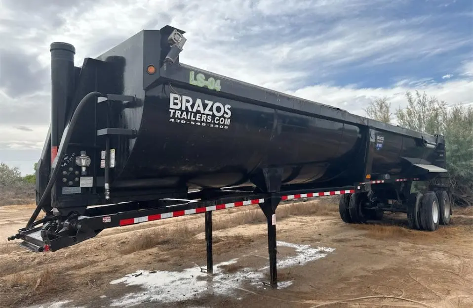 USED 2021 BRAZOS 40' SUPER SCRAPPER END DUMP