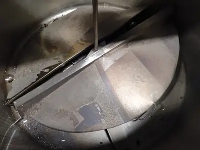 65" X 65" X 38" Jacketed Mixing Tank