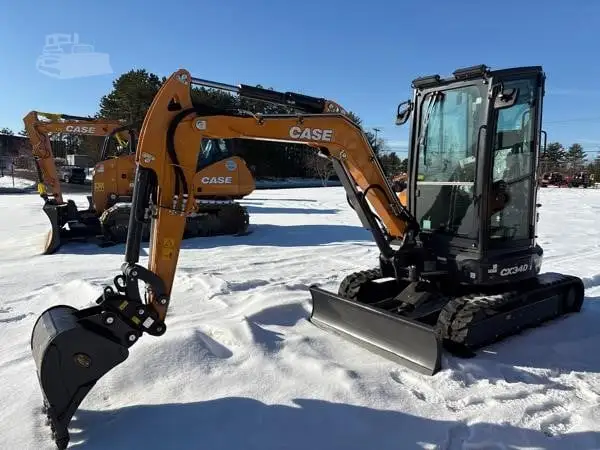New | in-Stock 2025 CASE CX34D Crawler Excavators - Mini Maine US | Beauregard Equipment #1511182
