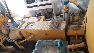 USED GARDNER DENVER PA-8, 4 1/2 X 8 TRIPLEX MUD PUMP