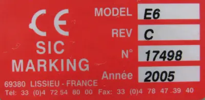 USED SIC E6 MARKING CONTROLLER