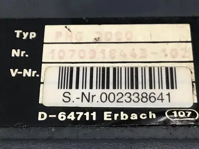 USED BOSCH PHG 2000