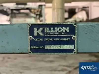 USED Killion 1.25" Killion Extruder, 24:1 L/D, 5 HP with Bath