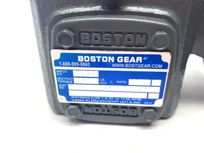 New | in-Stock Boston Gear Worm Gear Right Angle Gear Reducer 0.44 HP 10:1 Rat Speed Reducers Michigan US | Maverick Industrial Sales #1400632