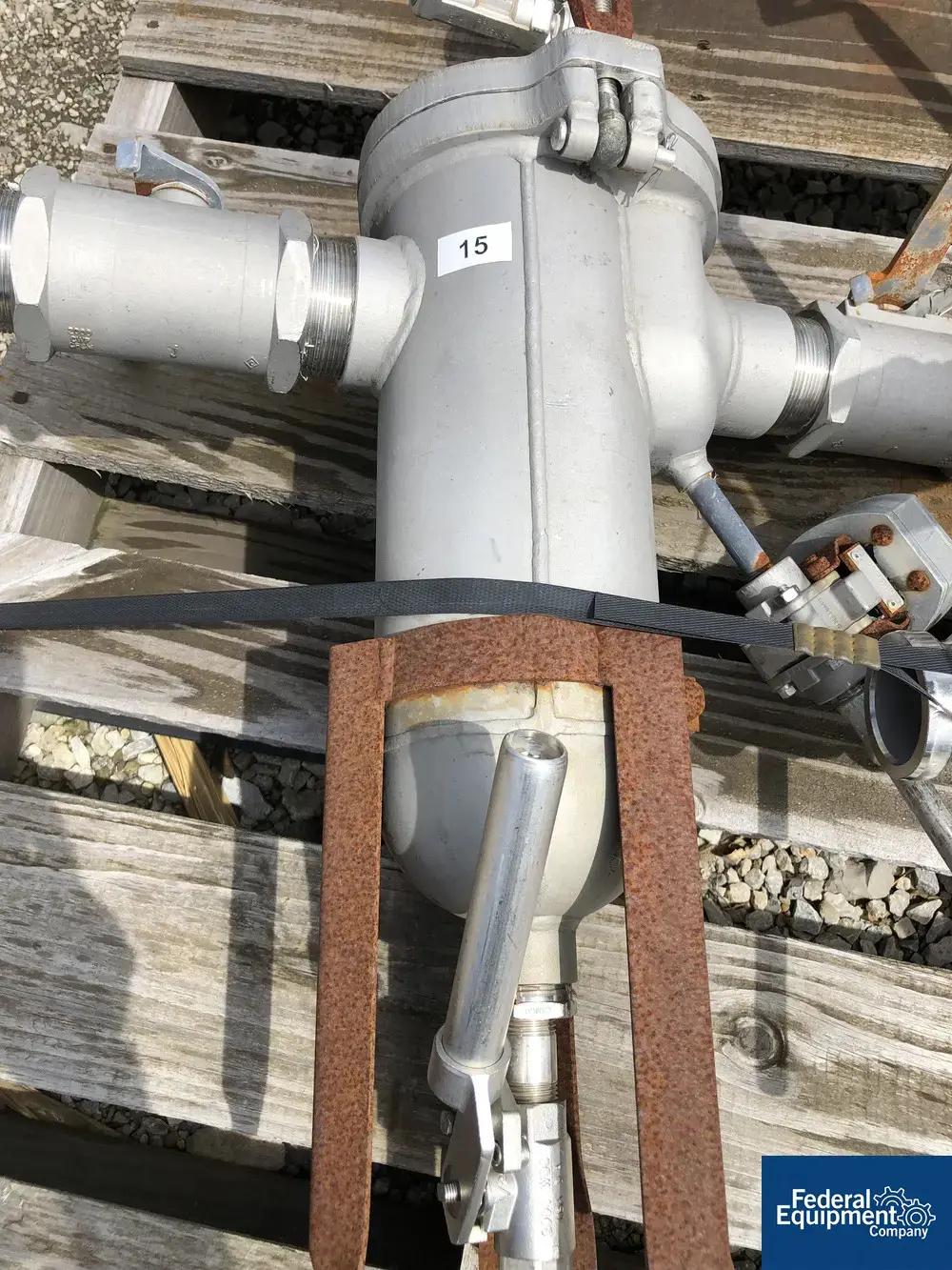USED FSI 4" FSI Basket Filter, 304 S/S