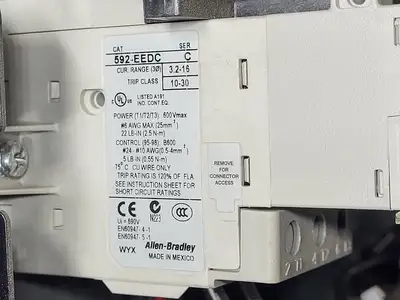 Used ALLEN BRADLEY 509-BOD-XXX Switchgears British Columbia CA | Lenmark #409334
