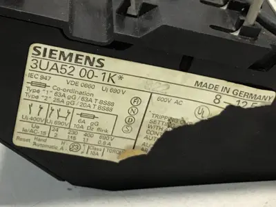 USED SIEMENS 3UA52 00-1K