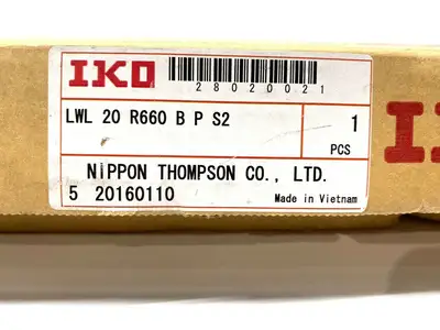 New | in-Stock LINEAR SINGLE TRACK LINEAR GUIDE RAIL Linear Guides | Maverick Industrial Sales #1115267