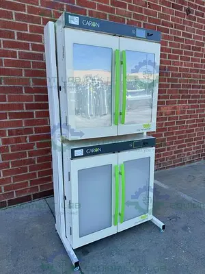 USED CARON 7410-5-1 CO2 DUAL STACKED LABORATORY INCUBATOR 45°C, 115V