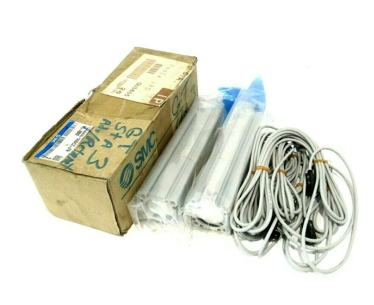 LOT OF 2 NEW SMC CDQ2A32-130DCZ-J79WL-XB10 CYLINDERS CDQ2A32130DCZJ79WLXB10