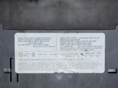 USED SIEMENS 3RV1031-4EB10