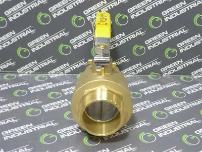 Midland 2" Male x Female Brass Full Port Ball Valve 2-11-1/2 NPT Surplus