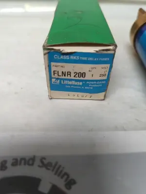 New | in-Stock LITTELFUSE FLNR-200 Miscellaneous Equipment (Electrical & Power) | Surplus Asset Holdings #1199302
