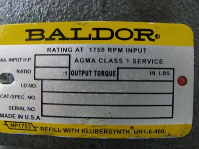 USED BALDOR VM3554T