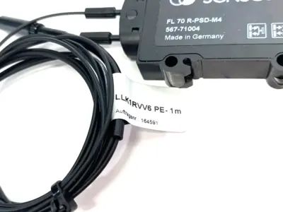 New | in-Stock Sensopart Digital Fiber Optic Sensor 567-71004 w/ Fiber Optic Cable Photoelectric Sensors Michigan US | Maverick Industrial Sales #1402489