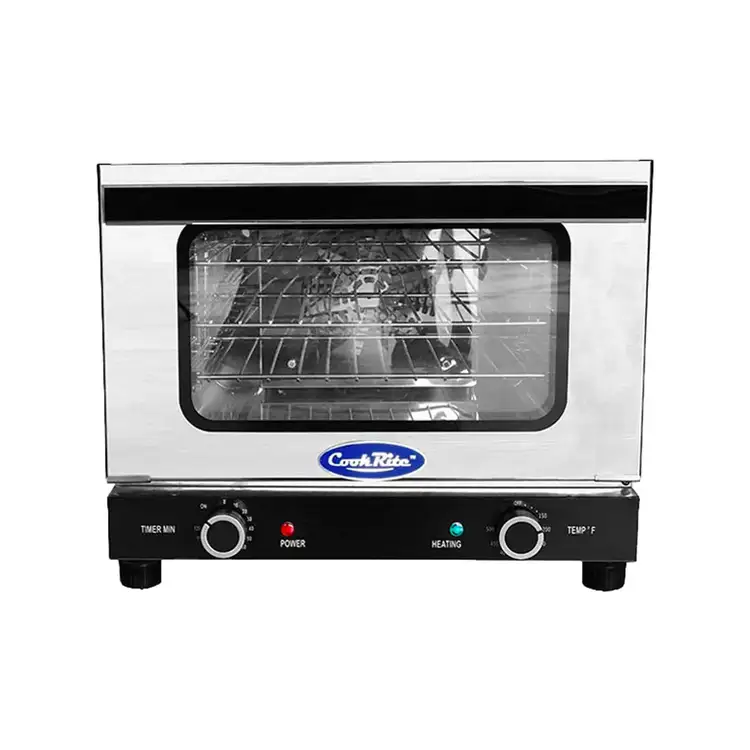 New | in-Stock Atosa New Atosa CTCO-25 Countertop Electric Convection Oven, Quarter Size 120v Electric Ovens Illinois US | Falcon Restaurant Supply #1375271