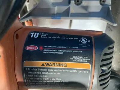 Used RIDGID MS1065LZ Miter Saws Ohio US | HGR 24 #1280483