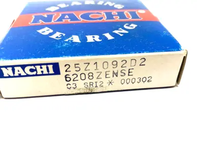 NEW NACHI BALL BEARING 6208ZENSE