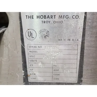 USED HOBART CORP. SC-90-56