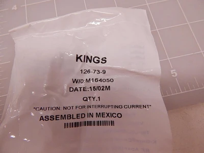 New | in-Stock KINGS _UNKNOWN_ Connector Accessories Texas US | OCO Industrial #1720209
