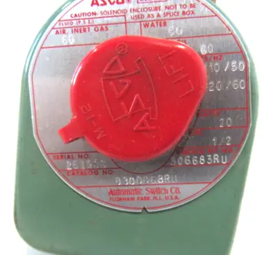NEW ASCO 8300D68RU SOLENOID VALVE