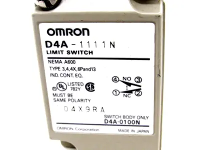 NEW OMRON D4A-1111N LIMIT SWITCH D4A-0100N D4A1111N