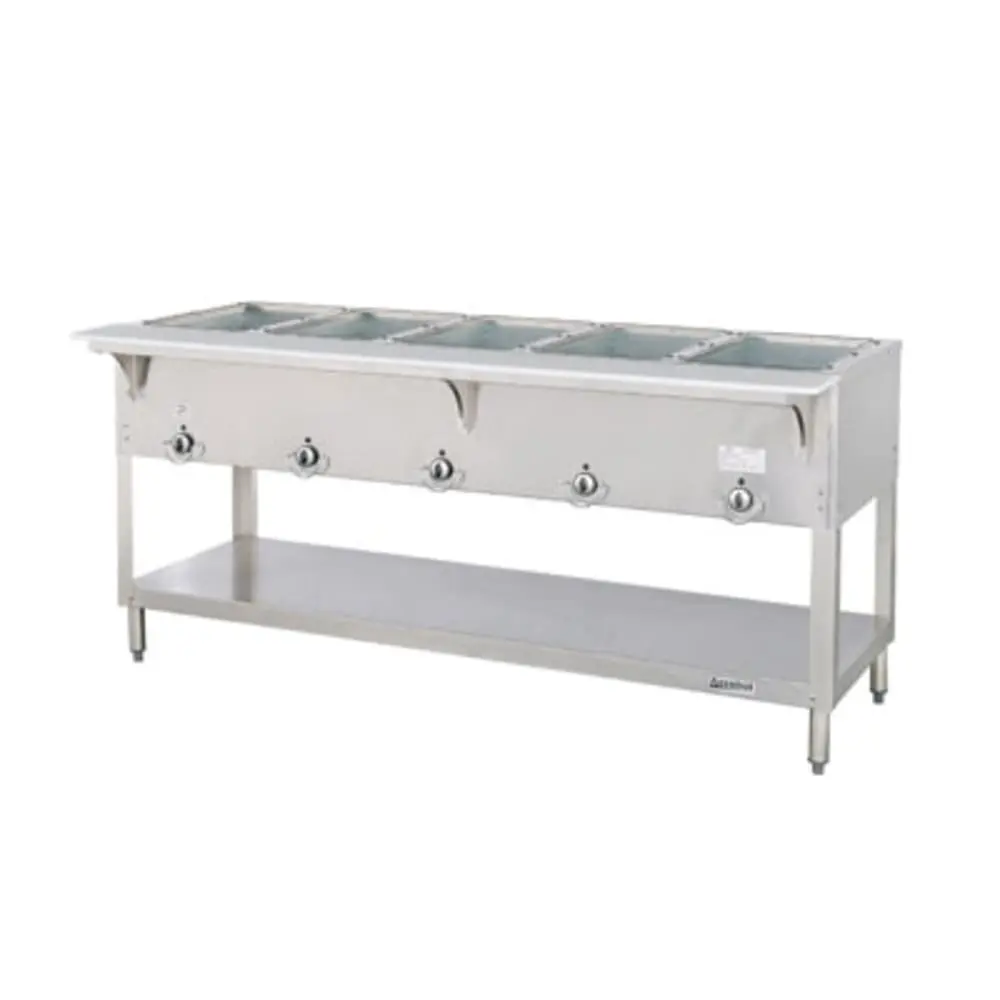 Duke E305SW 72 3/8" Hot Food Table w/ (5) Wells & Cutting Board, 208v/1ph