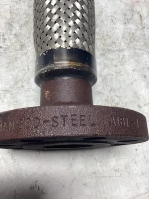 2″ X 12 ”  Waterman braided stainless expansion Joint Flex Pipe A181-1 972 -NOS