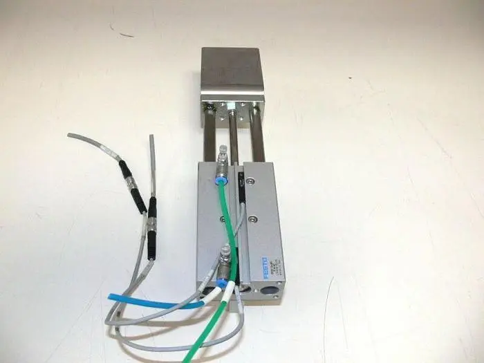 Used FESTO DFM-16-80-P-A-GF PNEUMATIC GUIDED AIR CYLINDER Cylinders California US | Equipment Lab #485343
