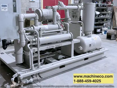 Used Gardner-Denver Electra-Saver II Rotary Screw & Sliding Vane Air Compressors Quebec CA | Machineco #1256353