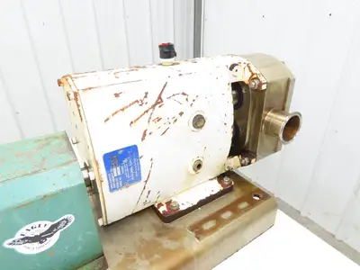Alfa Laval Flow SRU-4-WLS Sanitary Rotary Lobe Pump 2.5" Tri-Clamp 7.5Hp 3PH