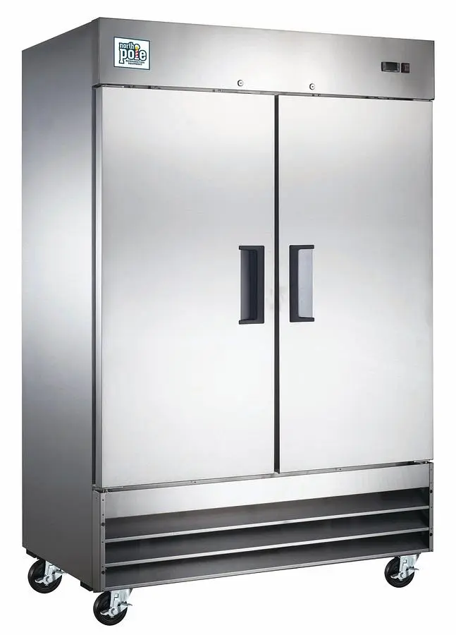 Elite Stainless Steel 2 Door Refrigerator