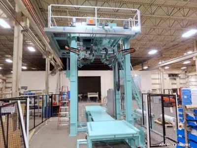 Used Moellers Automatic Stretch Hooding System – 40 Loads per Hour, Variable Frequency Drive