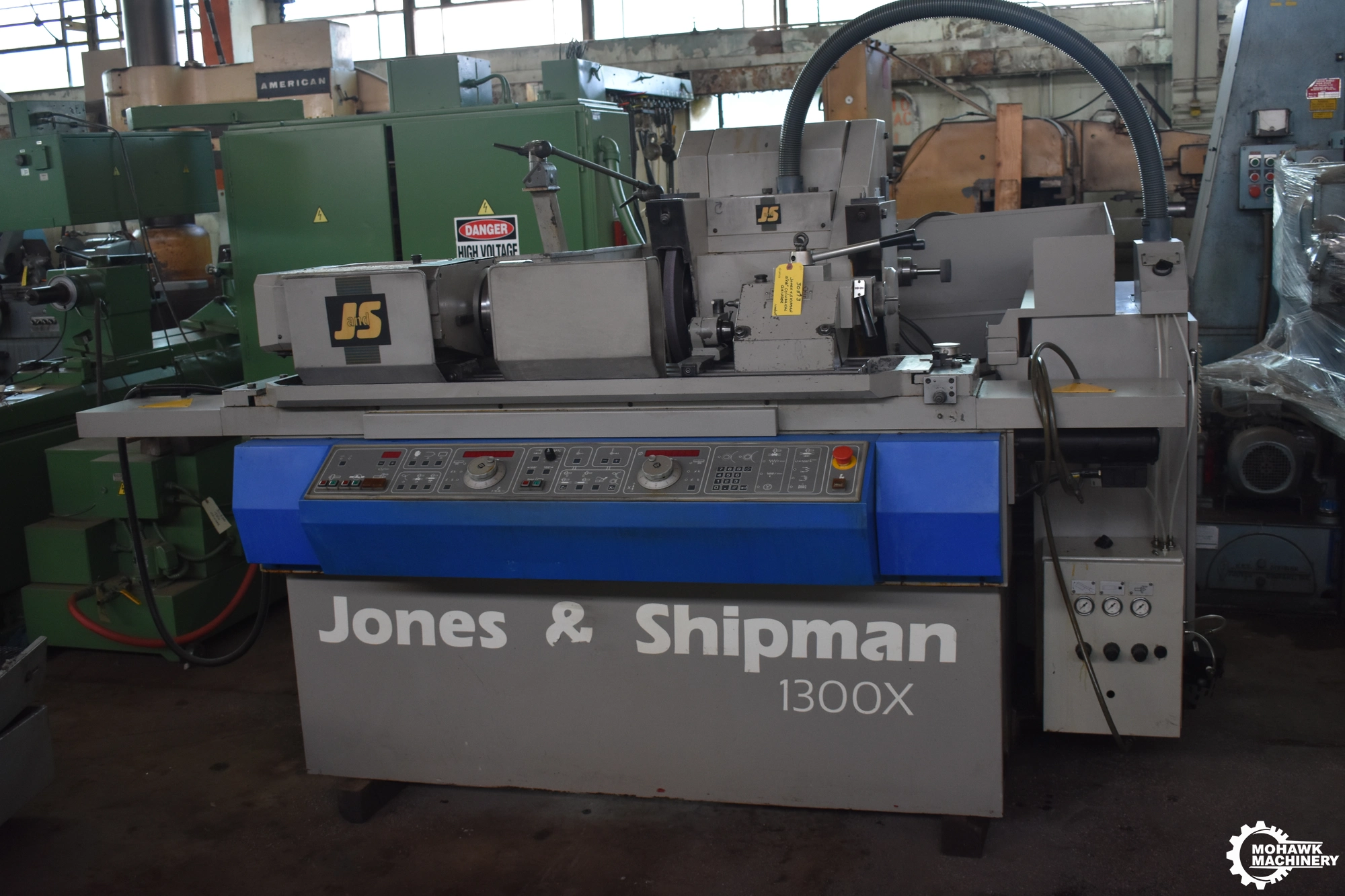 10" x 27" JONES & SHIPMAN "1300X" UNIVERSAL CYLINDRICAL GRINDER w/SWING-AROUND INTERNAL GRINDING SPINDLE & MICROPROCESSOR CONTROLS