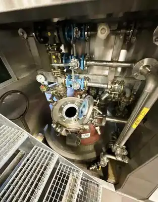 Ellerwerk 734 C cGMP perforate basket centrifuge, 316SS.