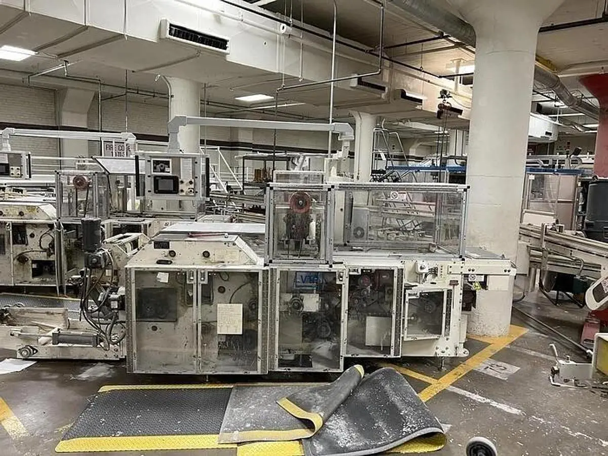VTP VALLEY TISSUE PACKAGING MODEL 8450 SINGLE ROLL TISSUE WRAPPER