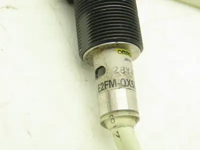 Omron E2FM-QX5D1-1 Inductive Proximity Sensor 17" Cut Cable