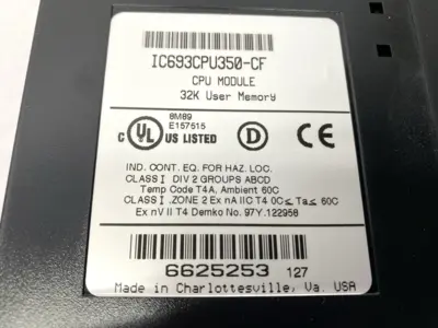 USED GE FANUC CPU MODULE 32K USER MEMORY