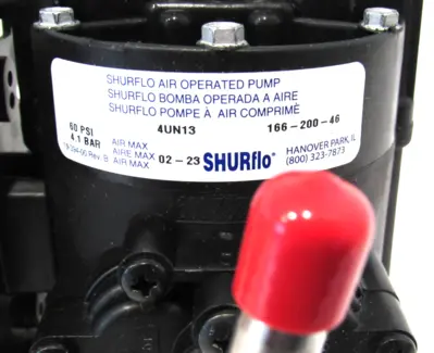 NEW SHURFLO 166-200-46 DIAPHRAGM PUMP 4UN13 16620046